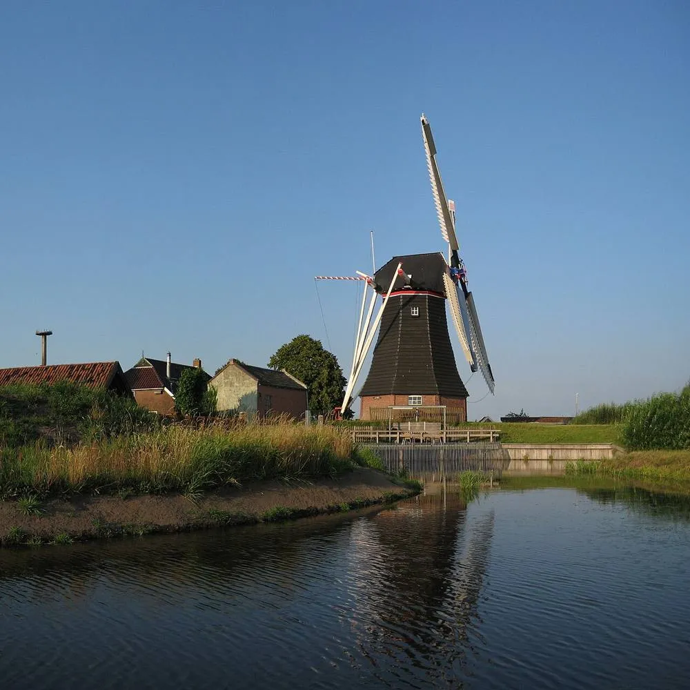 Onnen: 20090702 Windmolen De Biks Onnerpolder Haren Gn NL